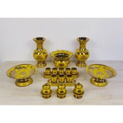 Bộ Đồ Thờ Cúng Rồng 3D Lư Hương, Bát Nhang, Bình Hoa, Ống Đựng Nhang, Đĩa Áng, Chung Ly, Hũ Gạo