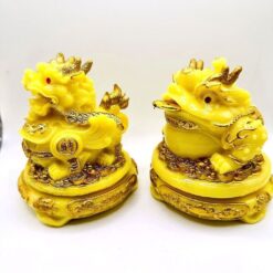 Cóc Ngậm Tiền Thiềm Thừ + Tỳ Hưu Ngọc Đế Xoay Phong Thủy Thu Hút Tài Lộc May Mắn