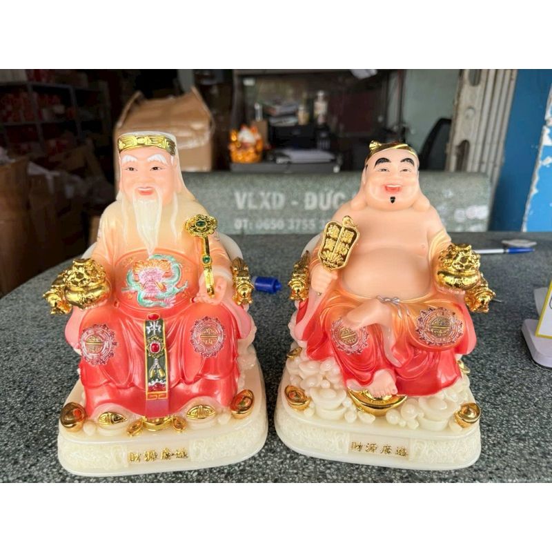 Bộ Tượng Thần Tài Thổ Địa Nhập Chất Liệu Bột Đá Cao Cấp - Ảnh 14